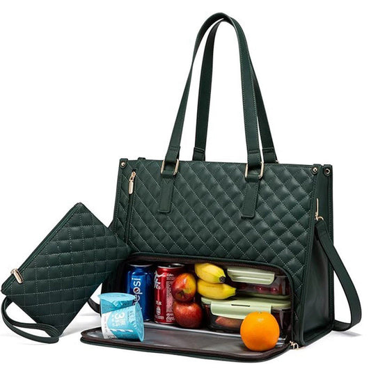 Dark Green Tote Bag